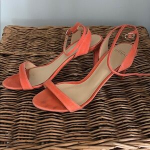 Alexandre Birman Women's Orange Strappy Sandals